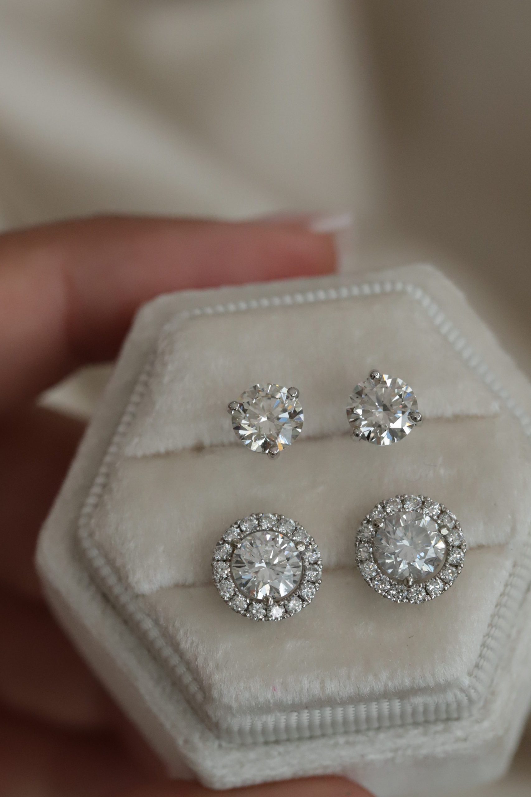 Diamond Stud Earrings in Dallas by Diamond and Gold Warehouse