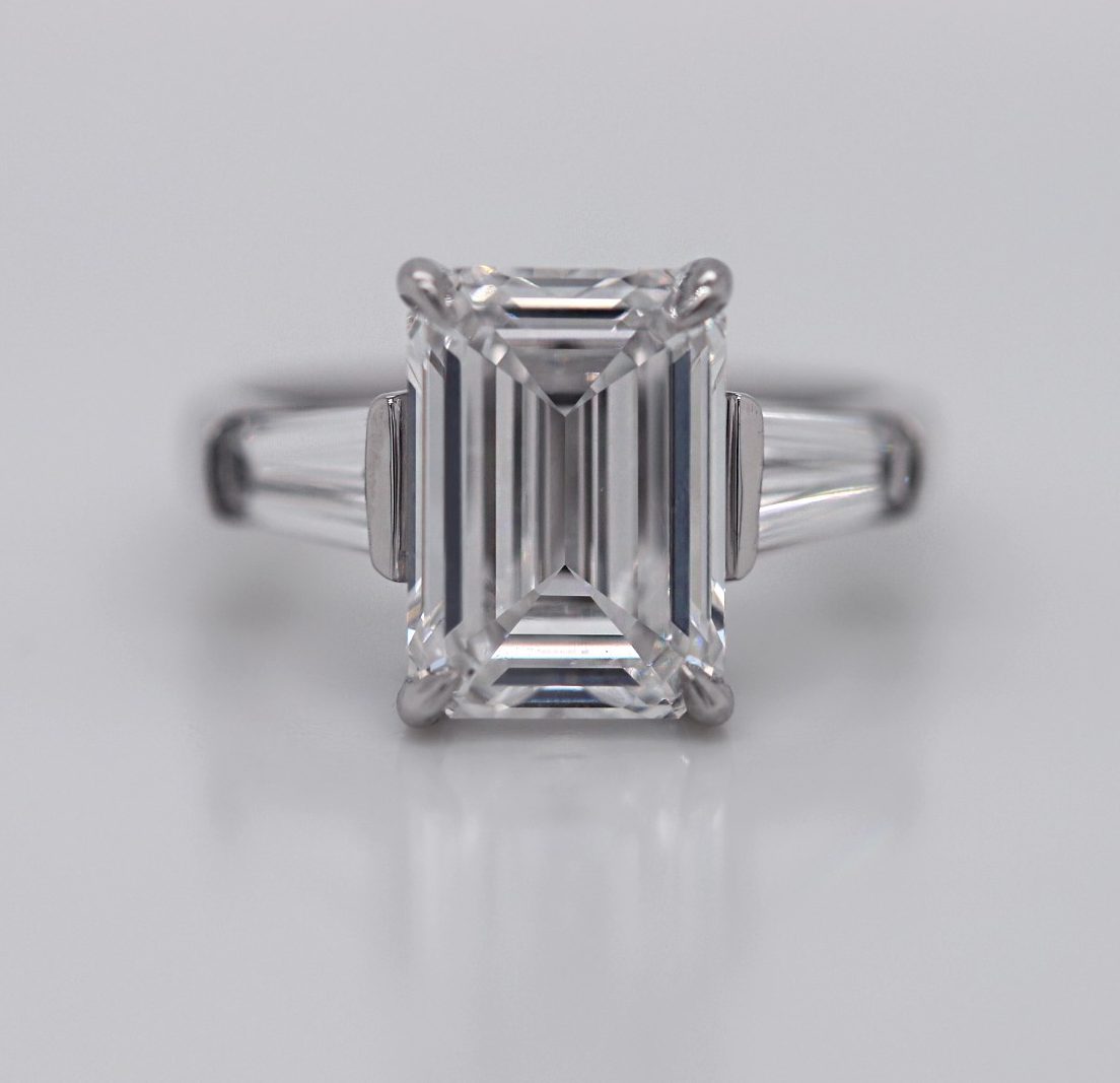 Platinum Diamond Engagement Ring in Dallas