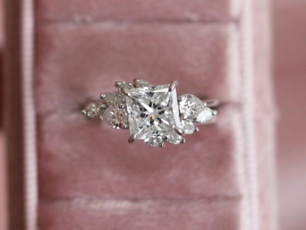 Princess Cut Diamond Engagement Ring in Dallas