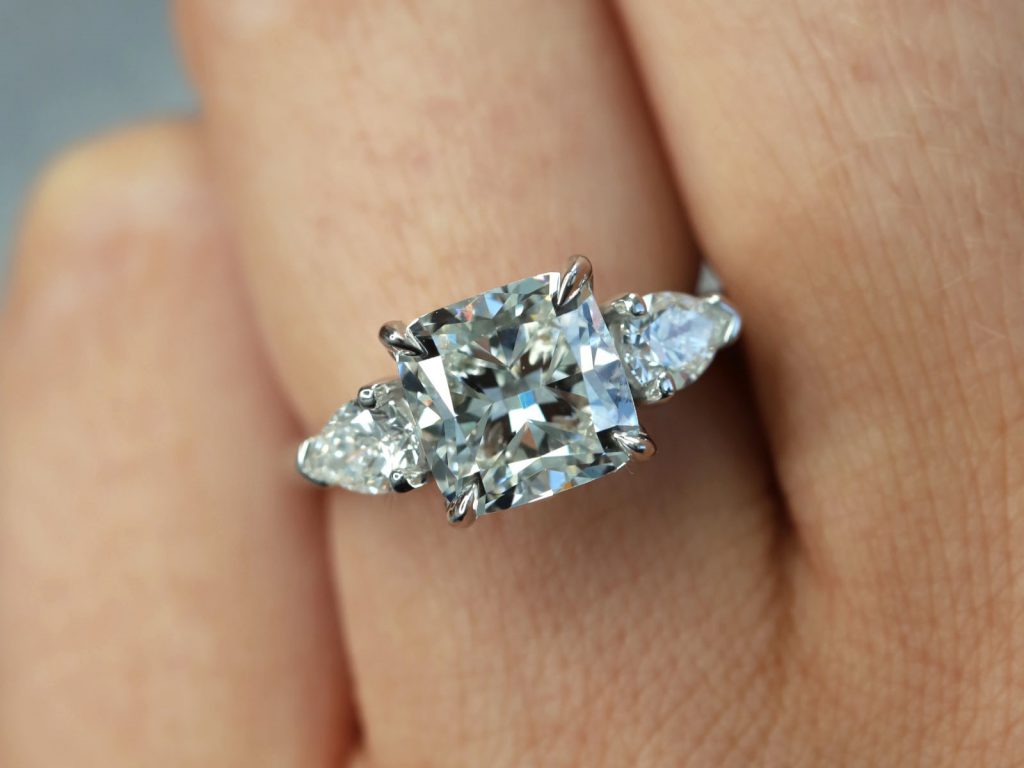 Three Stone Diamond Engagement Rings