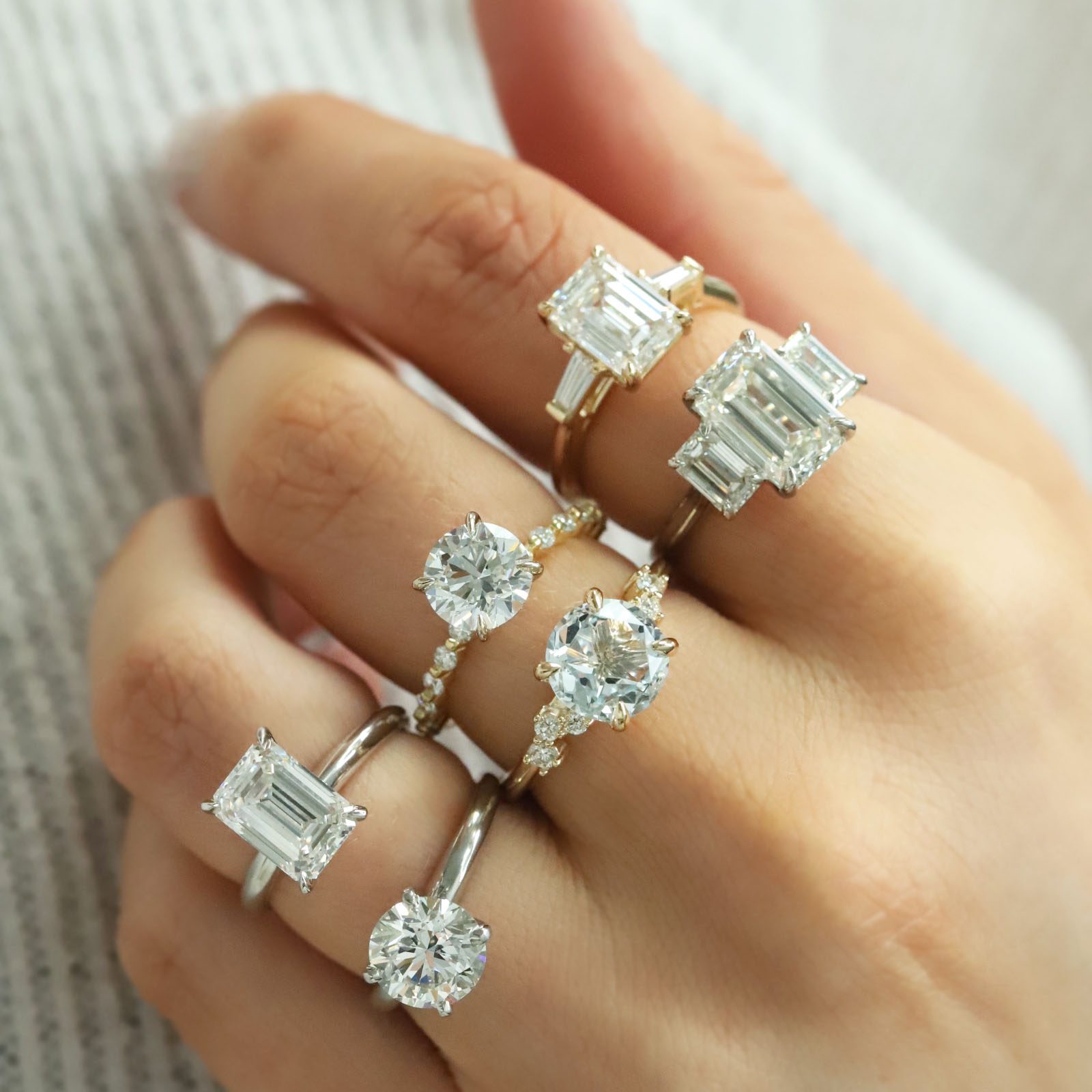 Lab Diamond Engagement Rings in Dallas