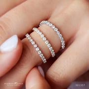 Stackable Floating Diamond Band 