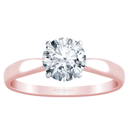 Classic Tapered Solitaire Engagement Ring