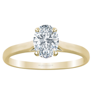 Oval Diamond Solitaire Engagement Ring
