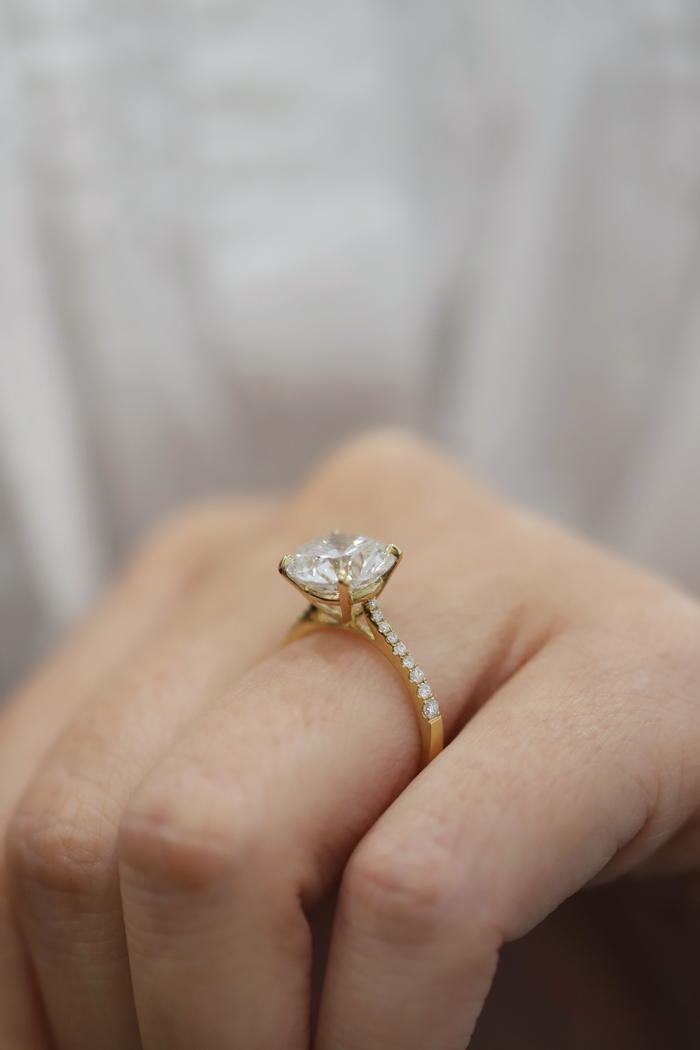 Tiffany & Co. 0.74ct Square Cut Diamond Engagement Ring | Farringdons  Jewellery