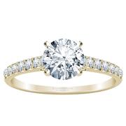 Classic Round Diamond Engagement Ring 