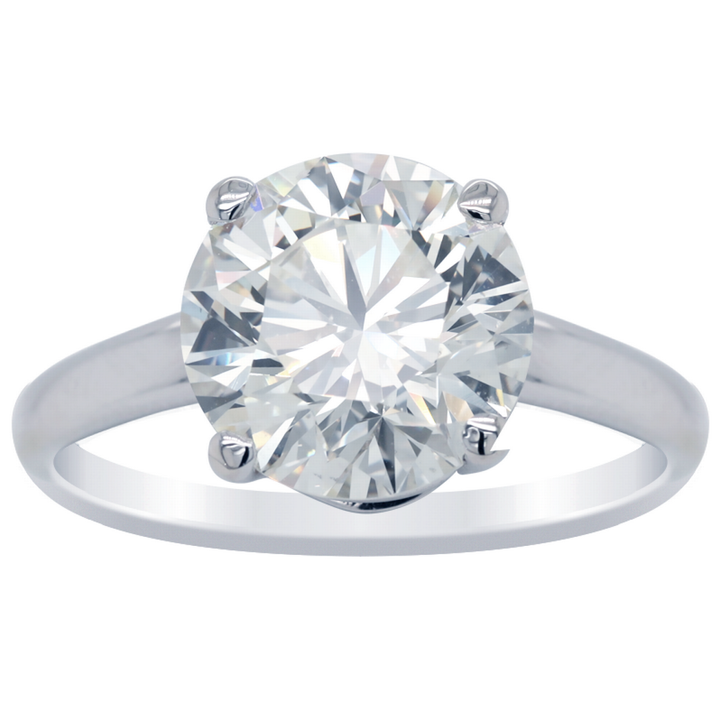 4.52ct Brilliant Round Diamond Solitaire Engagement Ring
