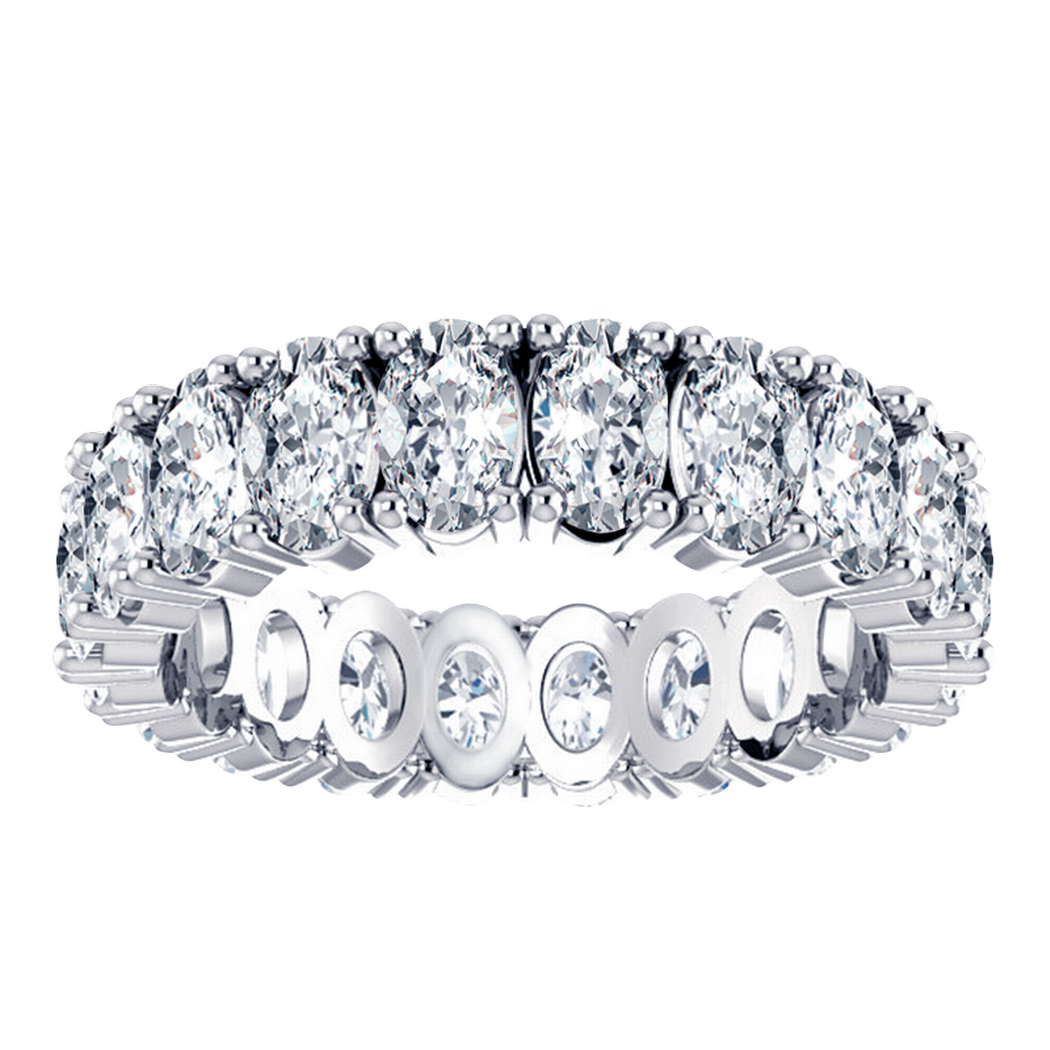 Oval Eternity Diamond Ring