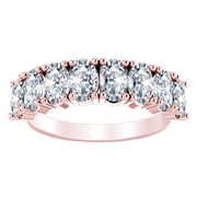 Oval Anniversary Diamond Ring