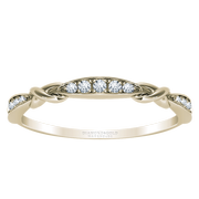 Stackable Diamond Band - Knot 