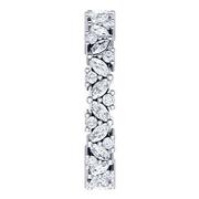 Marquise Diamond Cluster Eternity Band 1ctw