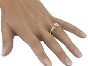 Oval Diamond Engagement Ring and Wedding Band Set