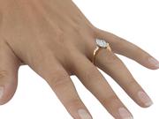 Marquise Three Stone Engagement Ring 