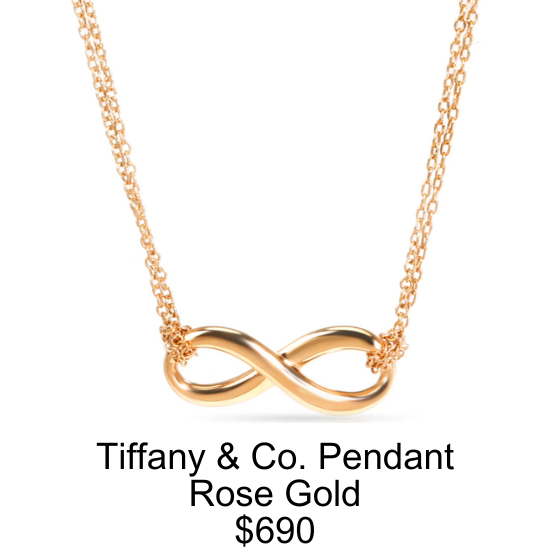 Tiffany & Co Infinity Pendant in Rose Gold