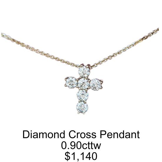 Diamond Cross Pendant in Dallas, Texas