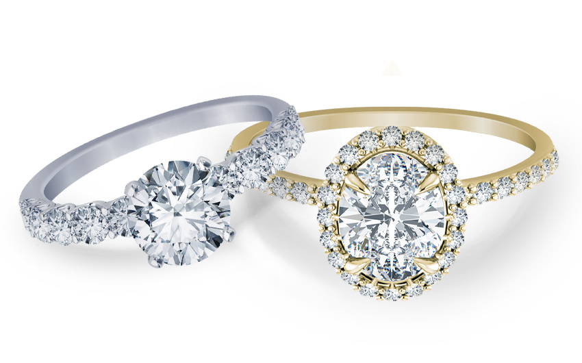Lab Created Diamonds make beautiful engagement rings