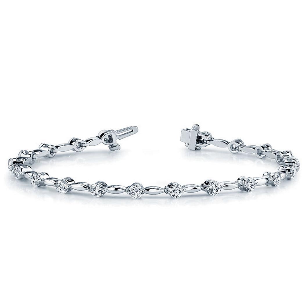 Fashion Diamond Tennis Bracelet 1ctw