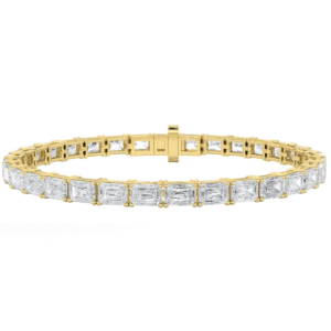 Emerald Cut Diamond Tennis Bracelet